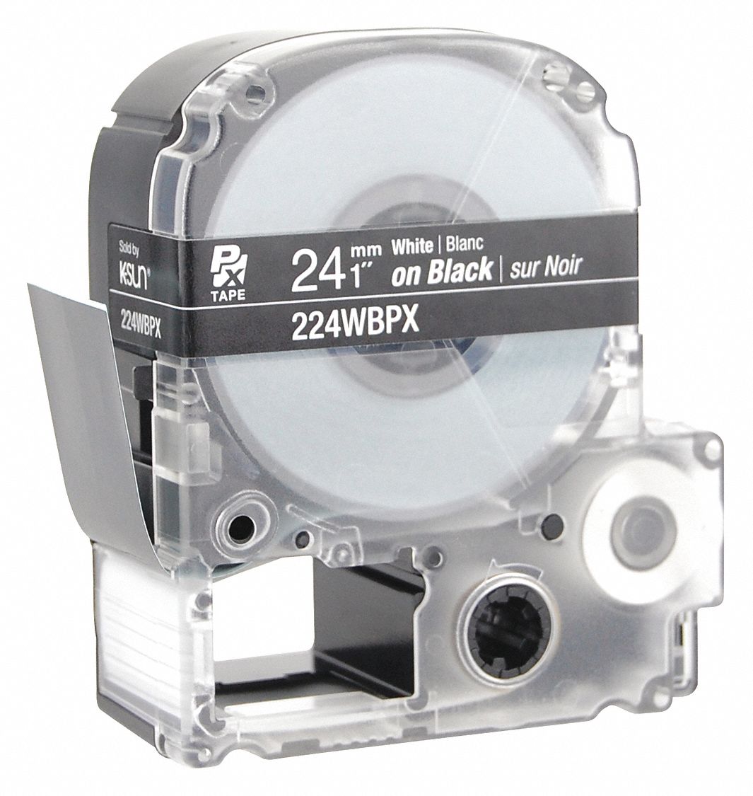 Cartridge Label 1 in W Black