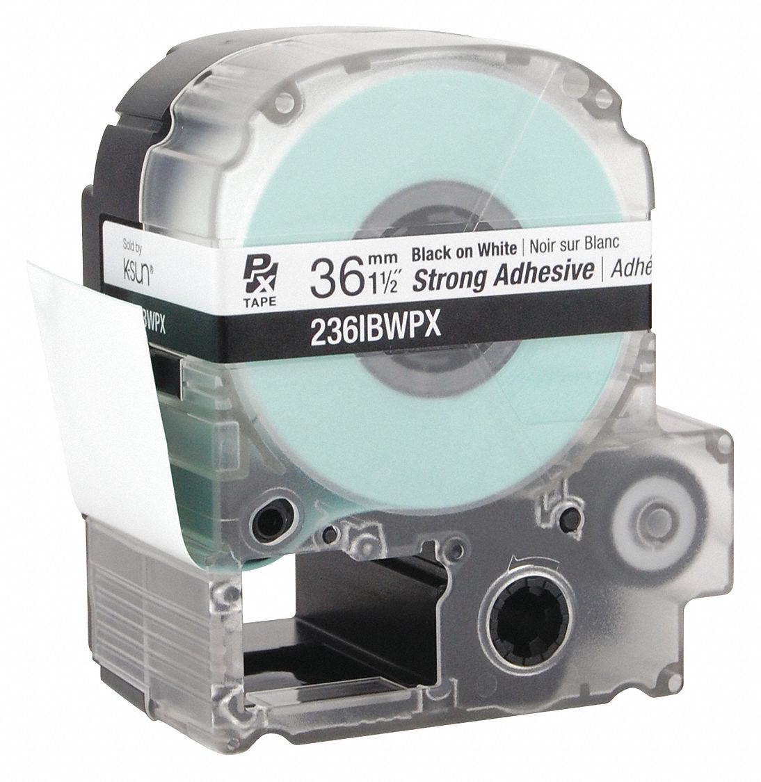 Cartridge Label 1-1/2 in W White