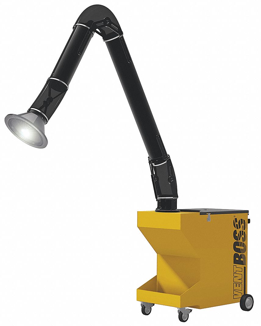 VENTBOSS BY ROBOVENT Portable Fume Extractor, Series 100 Series, Input