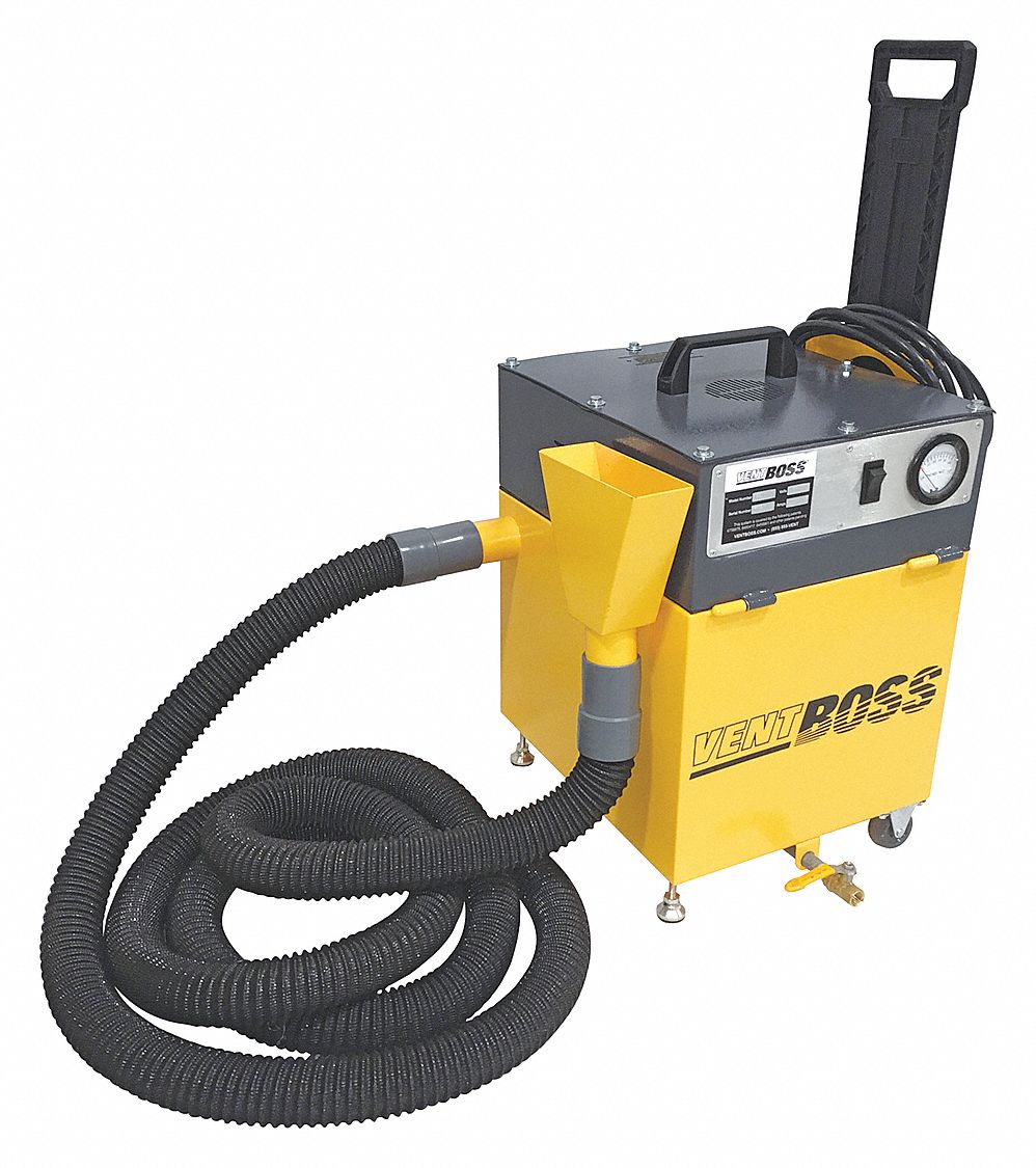 VENTBOSS BY ROBOVENT, 150 cfm, 10 ft Hose Lg, Portable Fume Extractor