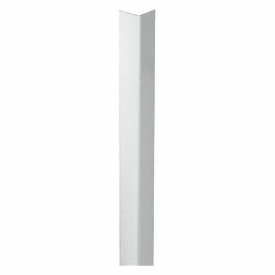 INPRO Corner Guard, Plastic, 48 in Height, 1 1/2 in Width, 0.080 in