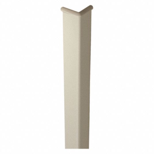 INPRO Corner Guard, Plastic, 48 in Height, 2 in Width, 0.080 in