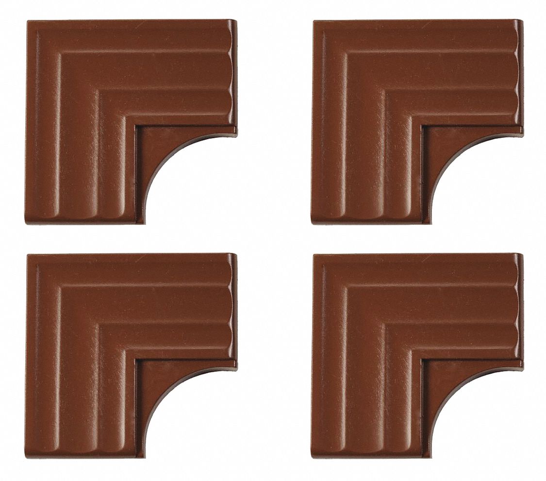 MIRREDGE, Royal Oak, Plastic, Corner Plates 45WK7263514 Grainger