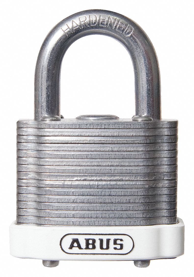 Keyed Padlock, Alike, 1-1/2"W, PK6