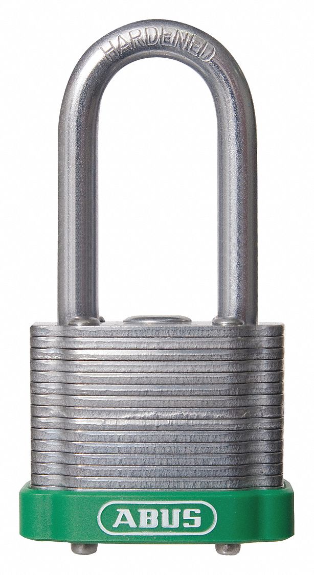 Keyed Padlock, Alike, 1-1/2"W, PK6