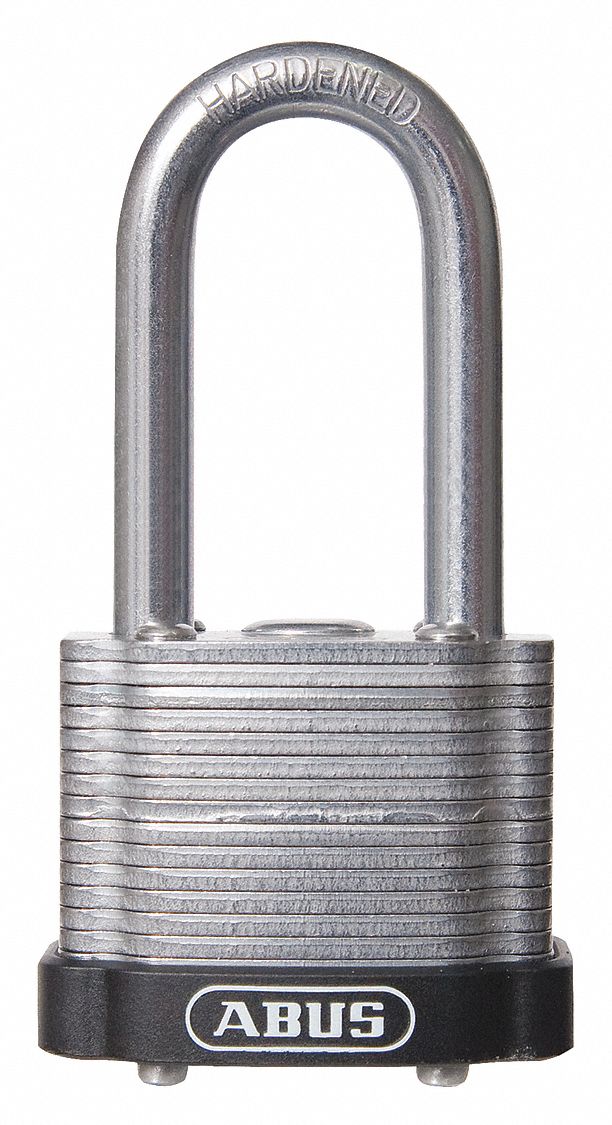 Keyed Padlock, Different, 1-1/2"W, PK6