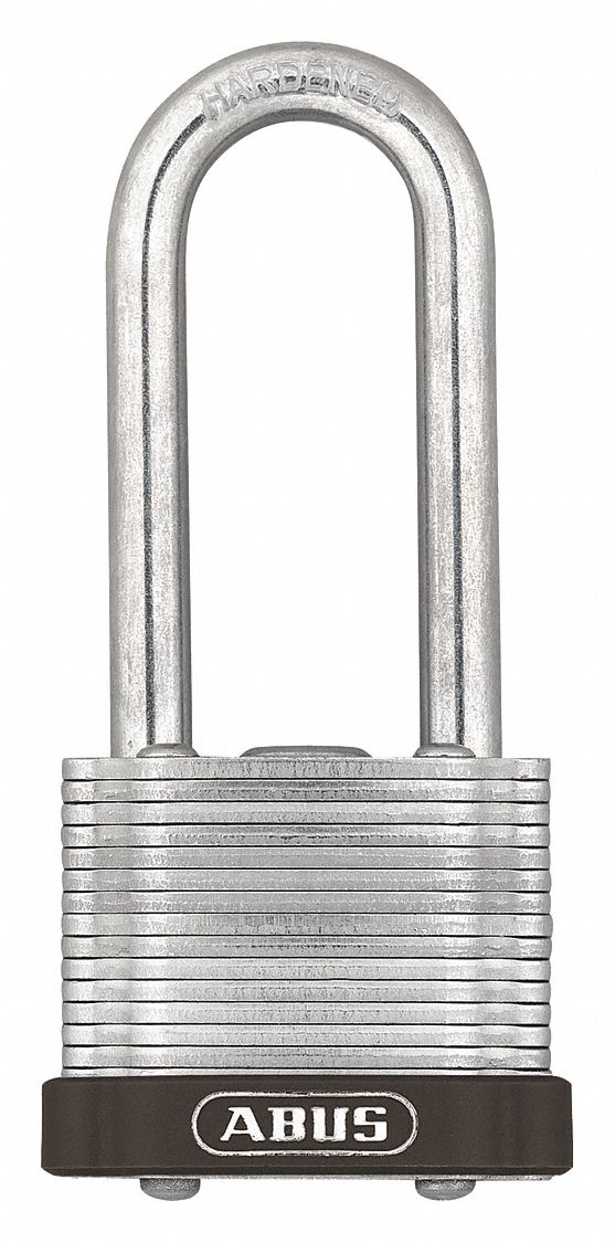 Keyed Padlock, Different, 1-1/2"W, PK6