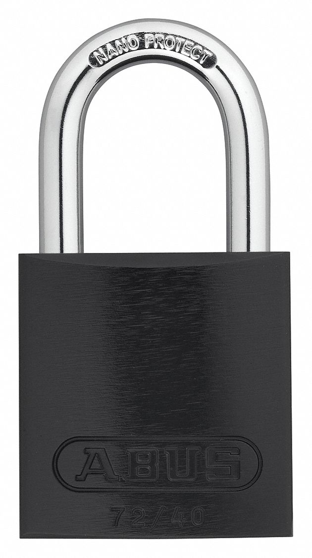 Keyed Padlock, Different, 1-1/2"W, PK6