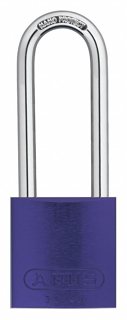 Keyed Padlock, Alike, 1-1/2"W, PK6