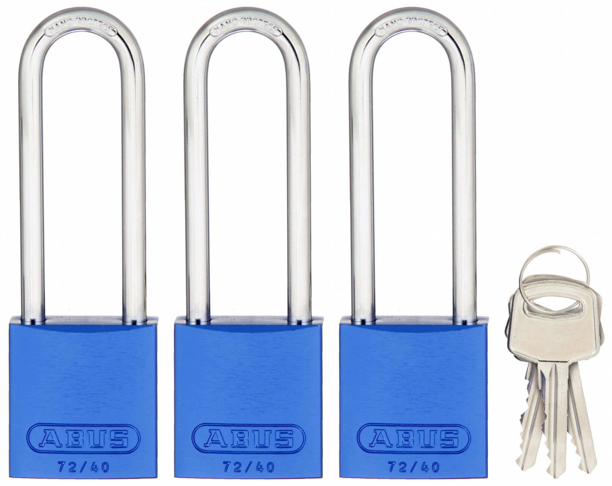 ABUS, Keyed Alike, Aluminum, Keyed Padlock 45WP7215414 Grainger