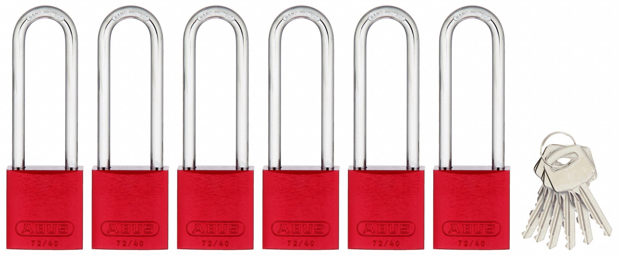 ABUS, Keyed Alike, Aluminum, Keyed Padlock 45WP8015422 Grainger