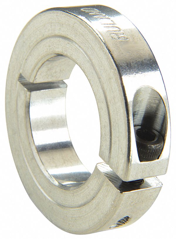 RULAND MANUFACTURING 2024 Aluminum Shaft Collar, Clamp Collar Style