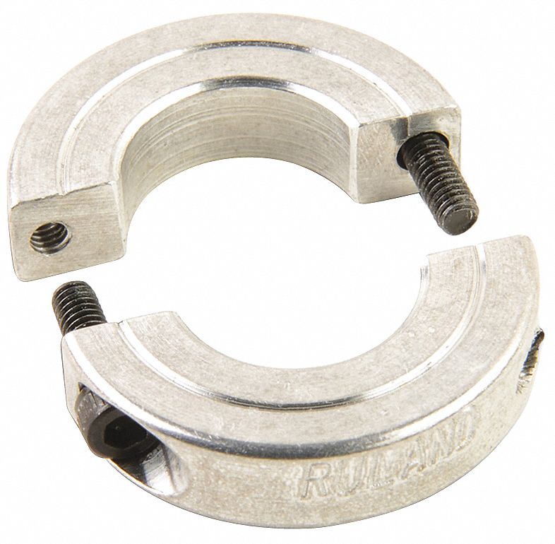 RULAND MANUFACTURING 2024 Aluminum Shaft Collar, Clamp Collar Style, Standard Dimension Type, 1