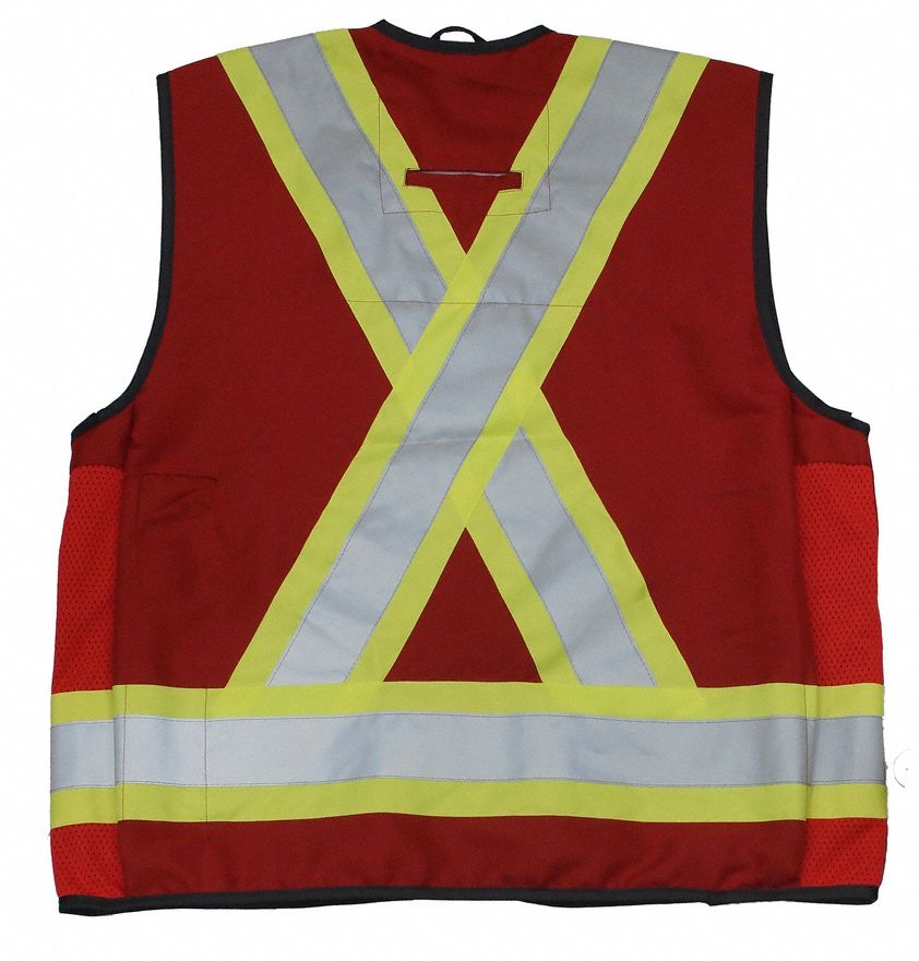 VIKING Surveyor Safety Vest 45XA656165RL Grainger