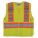 GILET DE SÉCURITÉ,ANSI CLASSE 2,G/TG,VRT,DOS EN MAILLE/POLYESTER,FERMETURE AUTOAGRIPPANTE