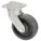 KINGPINLESS PLATE CASTER, 6 IN WHEEL DIAMETER, 720 LB, 7½ IN MOUNTING H, NYLON, HARD