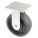 KINGPINLESS PLATE CASTER, 6 IN WHEEL DIAMETER, 720 LB, 7½ IN MOUNTING H, NYLON, HARD