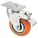 ROULETTE PLAQUE PIVOT,POLYURETHANE,400LB