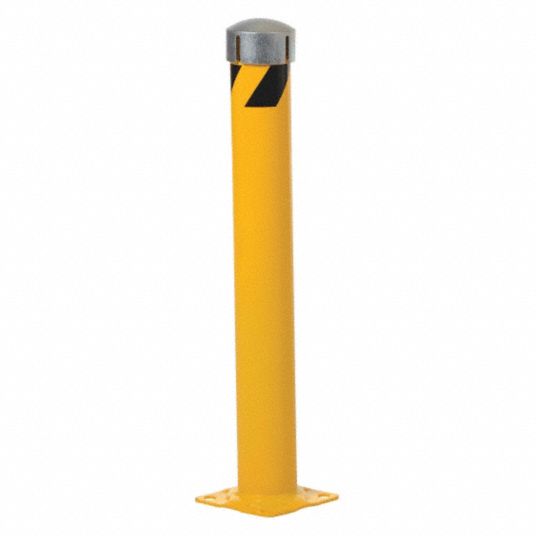 Grainger Approved 36 In Fixed Steel Bollard With 4 1 2 In Outside Dia 