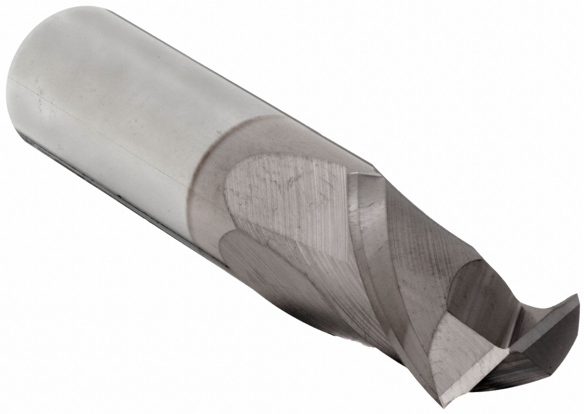 Square End Mill: Carbide, TiCN Coated, 2 Flute, 3/16" Mill Dia, 3/8" LOC, 2" OAL