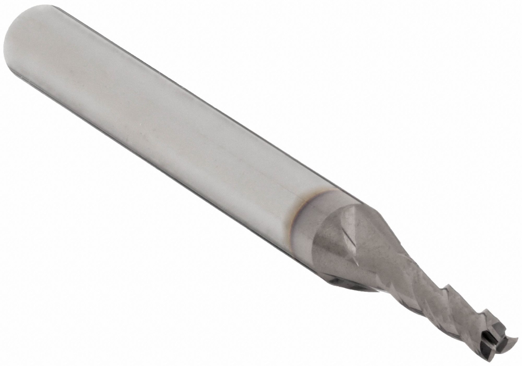 Square End Mill: Carbide, TiCN Coated, 3 Flute, 3/64" Mill Dia, 1/8" LOC, 1-1/2" OAL