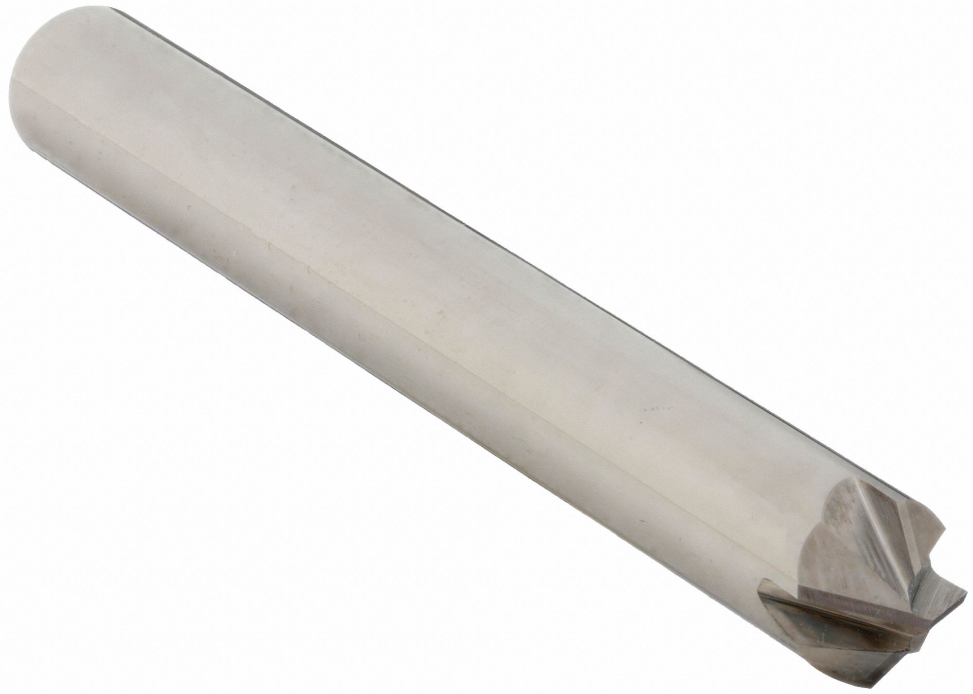 Chamfer Mill: Carbide, 4 Flute, 90°, 1/4" Mill Dia, 2-1/2" OAL