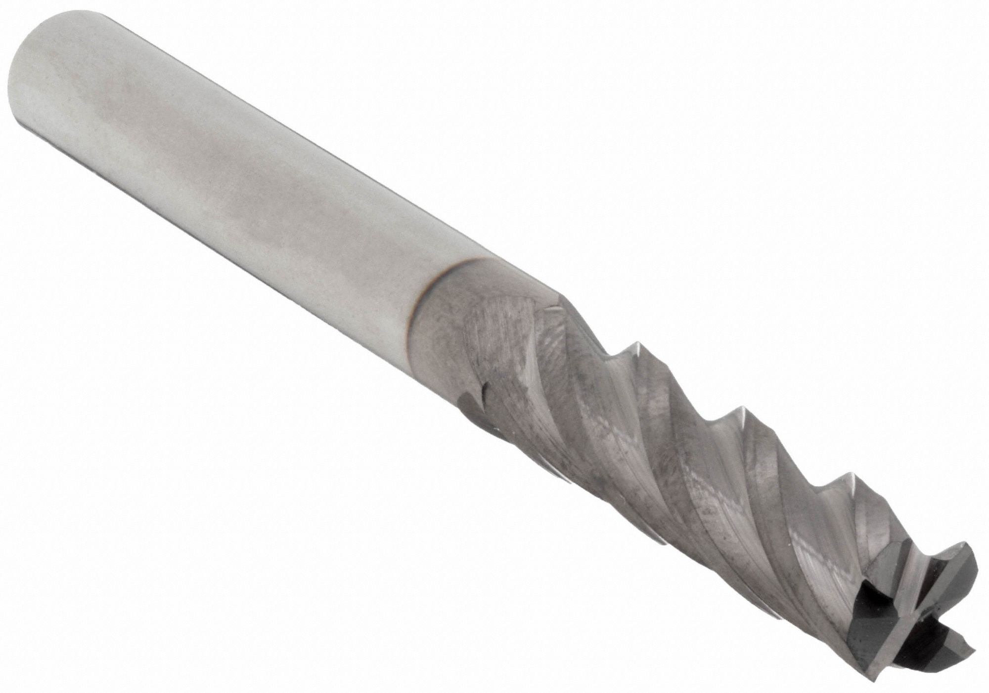 Square End Mill: Carbide, TiCN Coated, 4 Flute, 5/16" Mill Dia, 1-1/8" LOC, 3" OAL