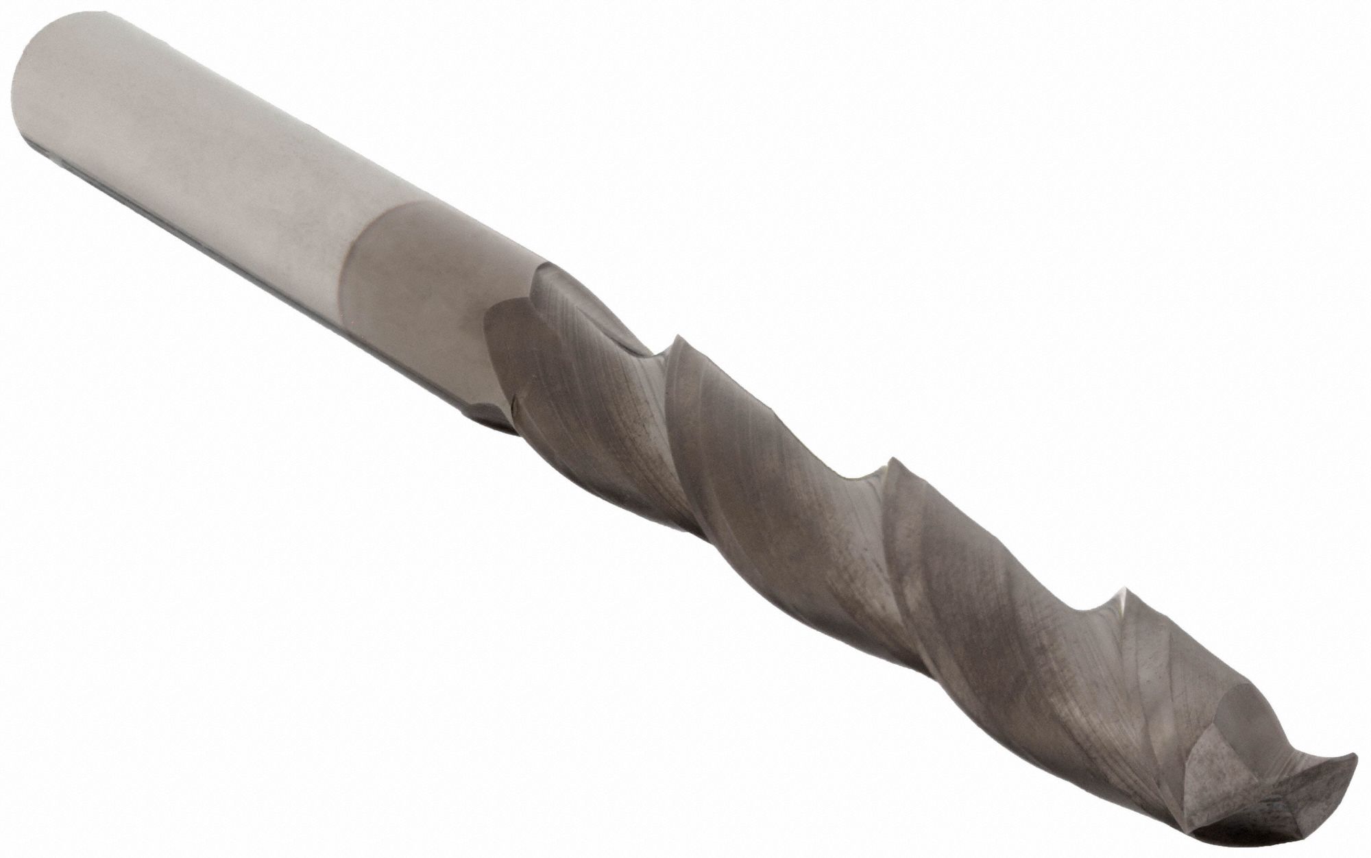Square End Mill: Carbide, TiCN Coated, 2 Flute, 1/2" Mill Dia, 3" LOC, 6" OAL