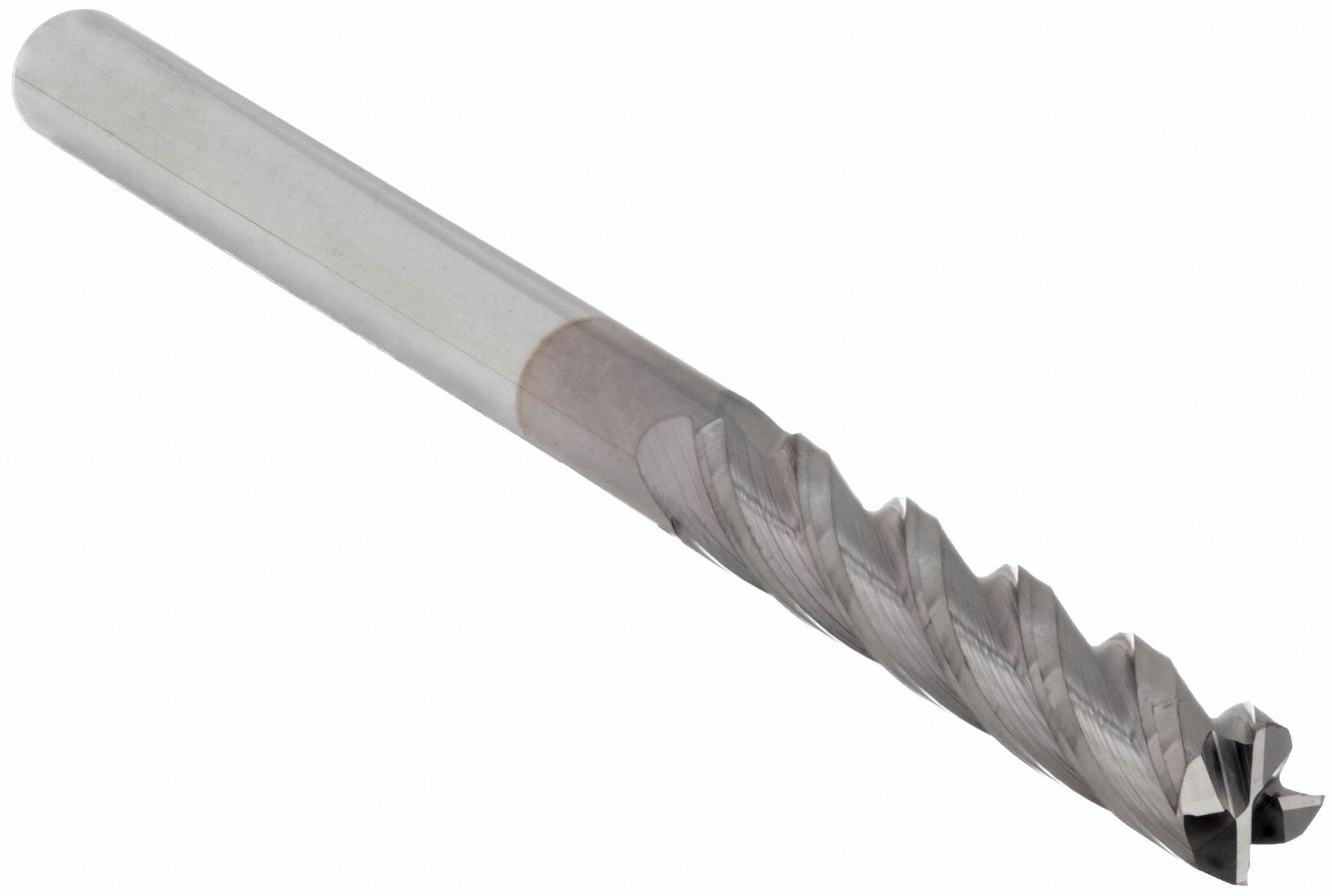 Square End Mill: Carbide, TiCN Coated, 4 Flute, 5/16" Mill Dia, 1-1/2" LOC, 6" OAL