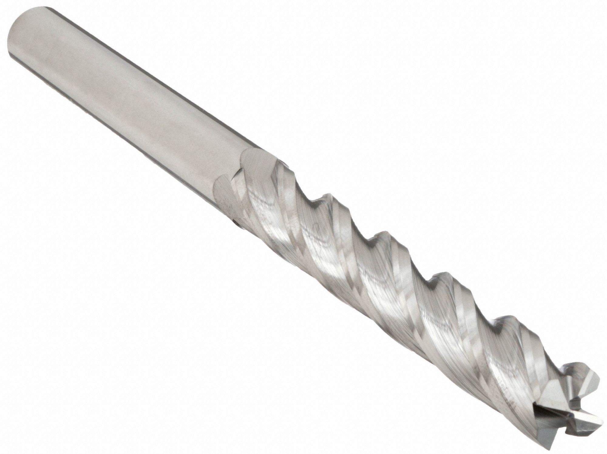Square End Mill: Carbide, 4 Flute, 5/8" Mill Dia, 6" LOC, 9" OAL