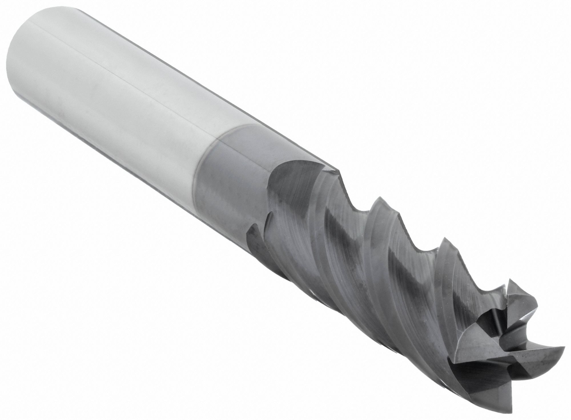 Square End Mill: Carbide, AlTiCrN Coated, 4 Flute, 1/4" Mill Dia, 1-1/2" LOC, 4" OAL