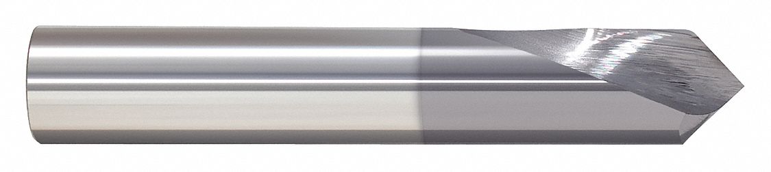Spotting Drill Bit: 1/2 in Drill Bit Size, 1 1/4 in Flute Lg, 3 in Overall Lg