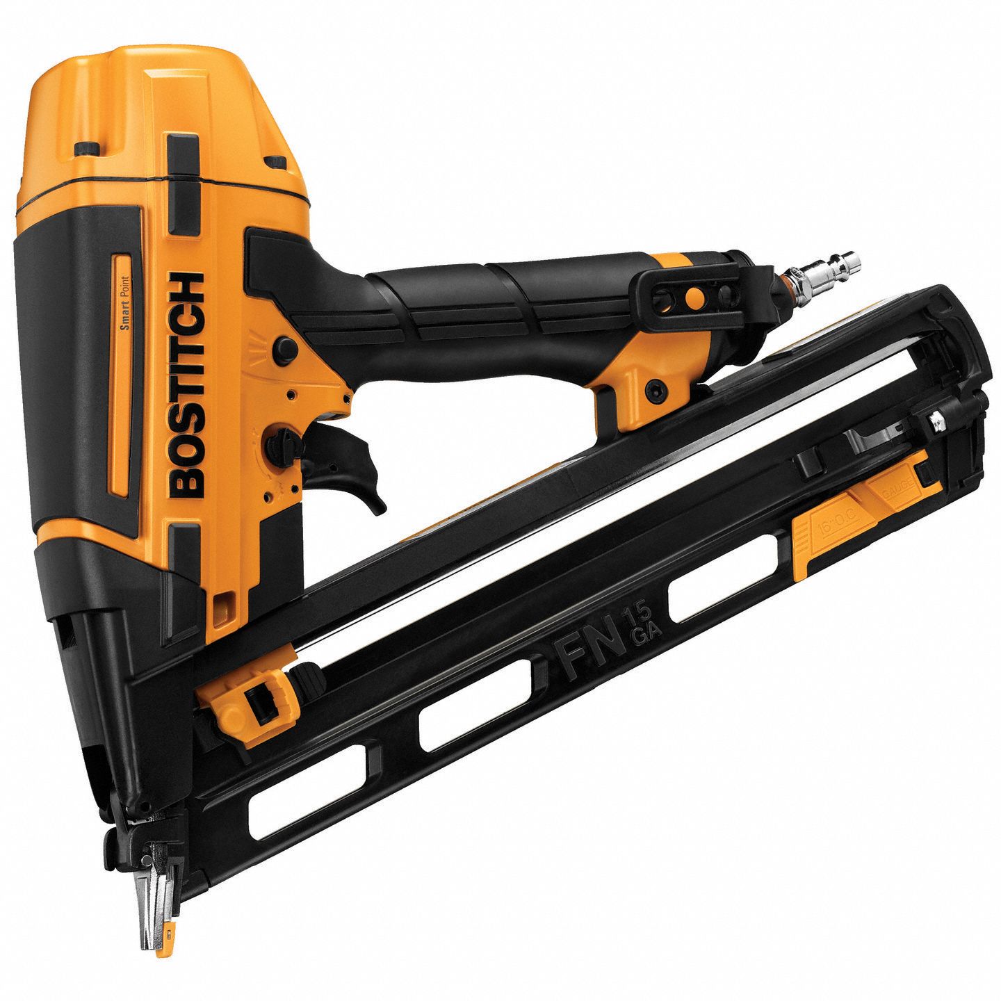 BOSTITCH Air Powered, Nail Gun, Combination Firing Mode, 70 psi