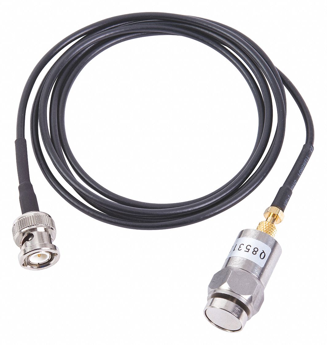 REED INSTRUMENTS, 50 in, Min/Max/Peak/RMS, Replacement Vibration Probe