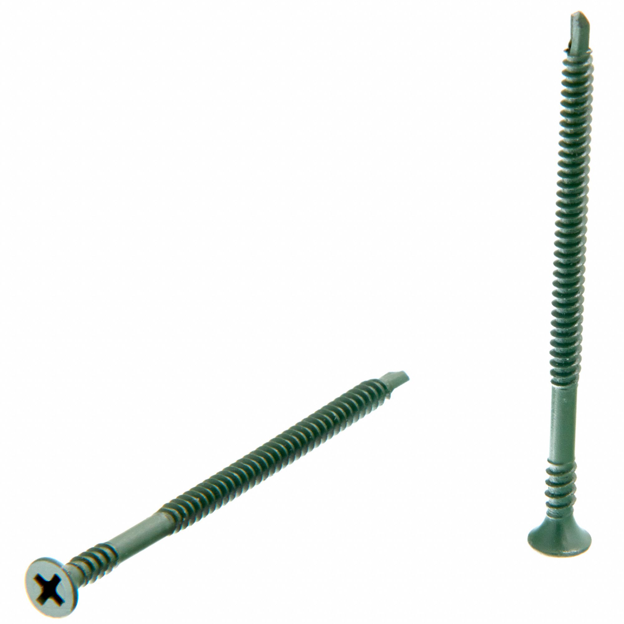 DURASPIN Drywall Screws, Bugle, 8, Phillips, 3 in Length, Steel, Self