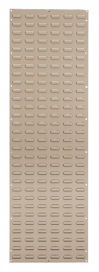 LOUVERED PANEL,61" OVERALL H,0 BINS