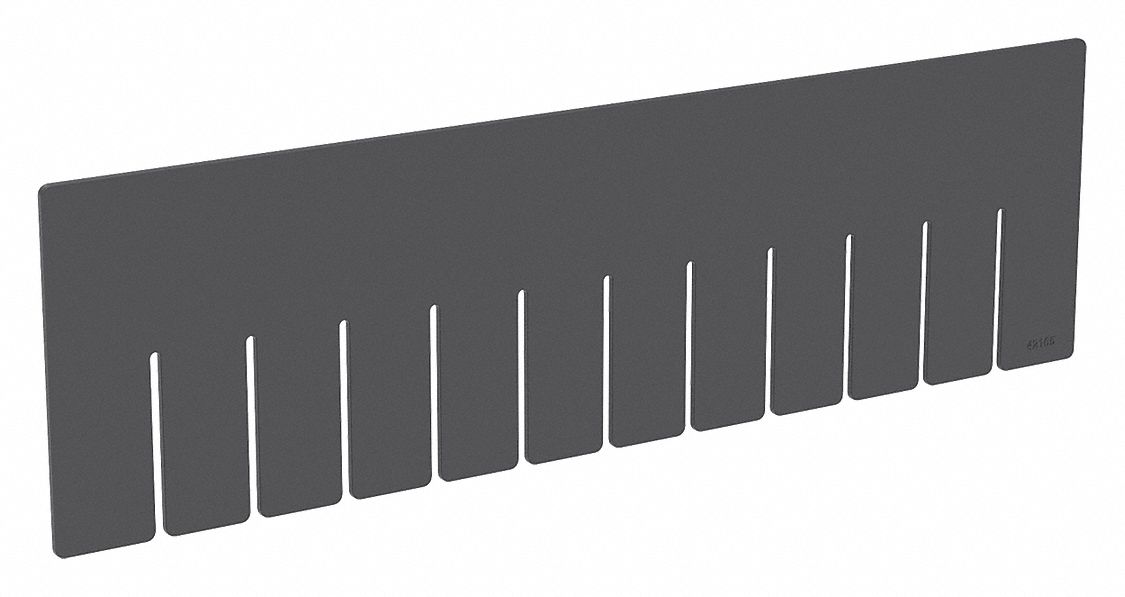 LONG DIVIDER,BLACK,15-1/4 IN. L,PK6