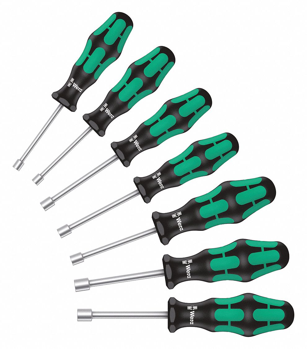 WERA, Nut Driver Set 45YN2805029510001 Grainger