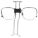 SPECTACLE KIT, CENTER SUPPORT, PLASTIC/WIRE, SILVER, FOR ULTRA ELITE RESPIRATOR
