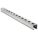 STRUT CHANNEL - SLOTTED, STEEL, PRE-GALVANIZED, 12 GA GAUGE, 10 FT OVERALL L, SILVER