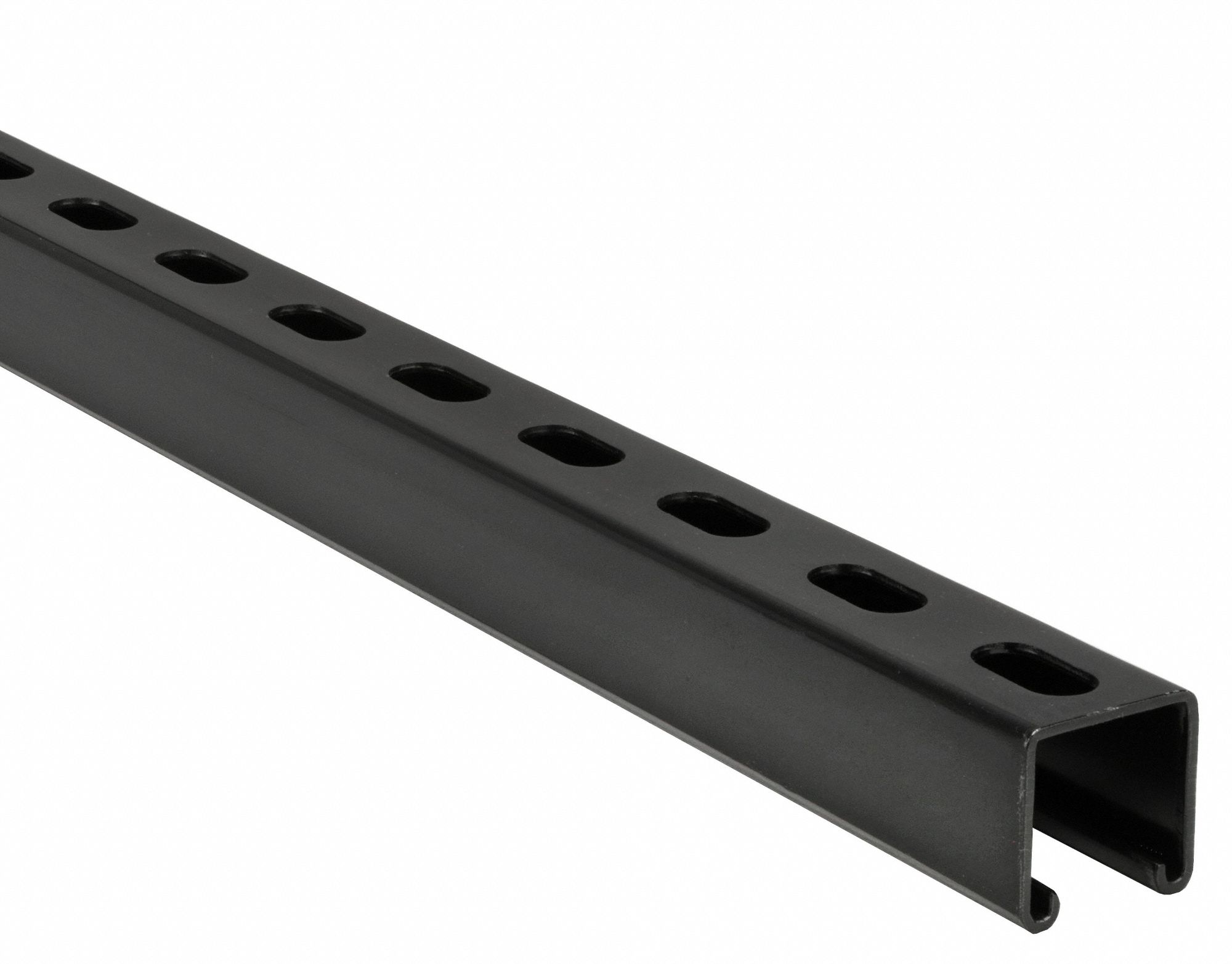 1 ft 12 ga Strut Channel - Slotted - 45YV36|FS-200SS FBK 12.00
