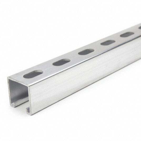GRAINGER APPROVED Slotted Standard 15/8 in x 15/8 in Strut Channel