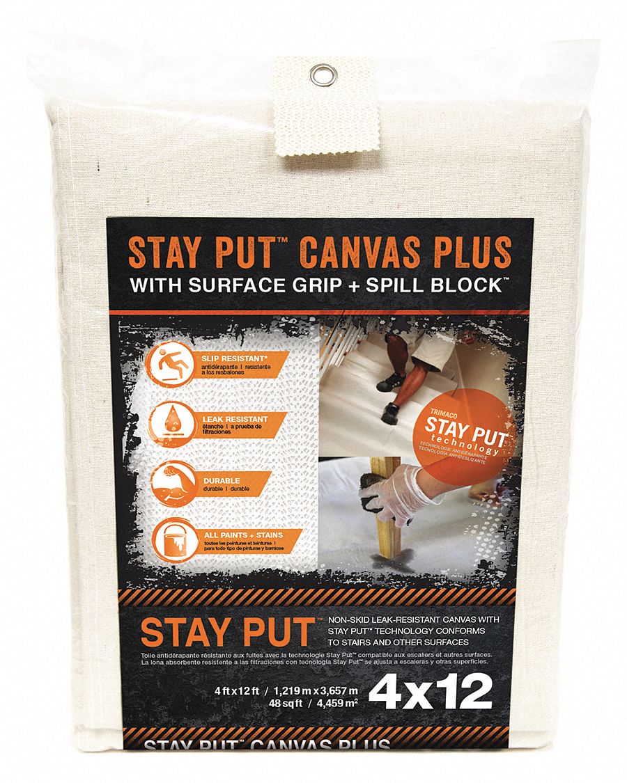 DROP CLOTH,4 FT. W