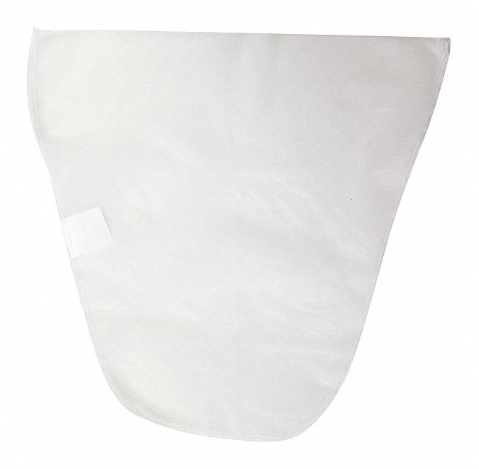 Paint Strainer Bag: Paint Strainer Bag, 12 in Lg, 10 1/8 in Wd, 1/16 in Ht, White, 25 PK