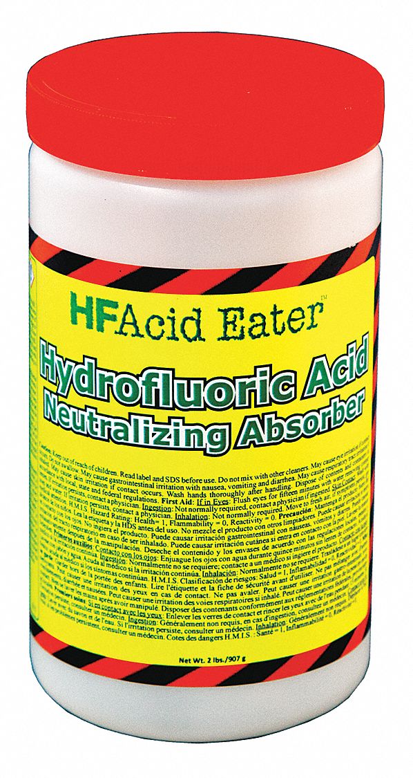 Acid Neutralizer: 0 gal Volume Absorbed per Pkg., 1.5 lb Wt, Shaker Bottle, Acids, 6 PK