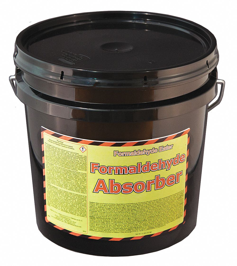 Formaldehyde Absorber: 33 gal Volume Absorbed per Pkg., 380 lb Wt, Drum, Formaldehyde