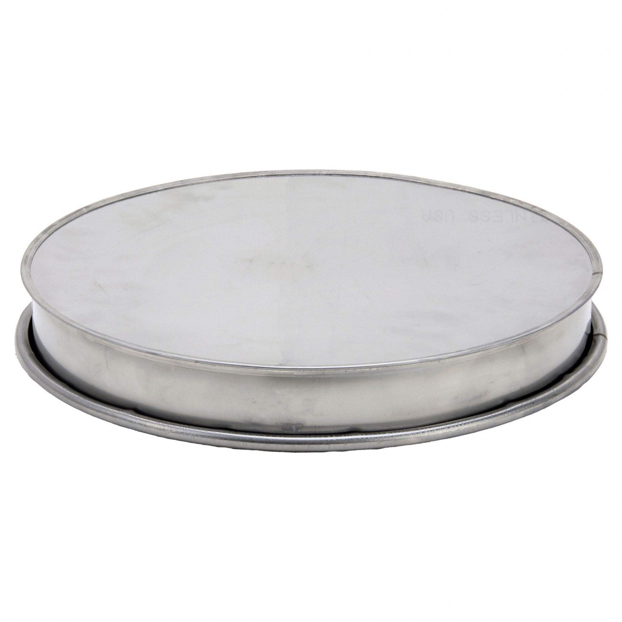 End Cap: Stainless Steel, For 16 in Duct Dia, 1 7/8 in Overall Lg, 16 in Inlet Dia, Stainless Steel