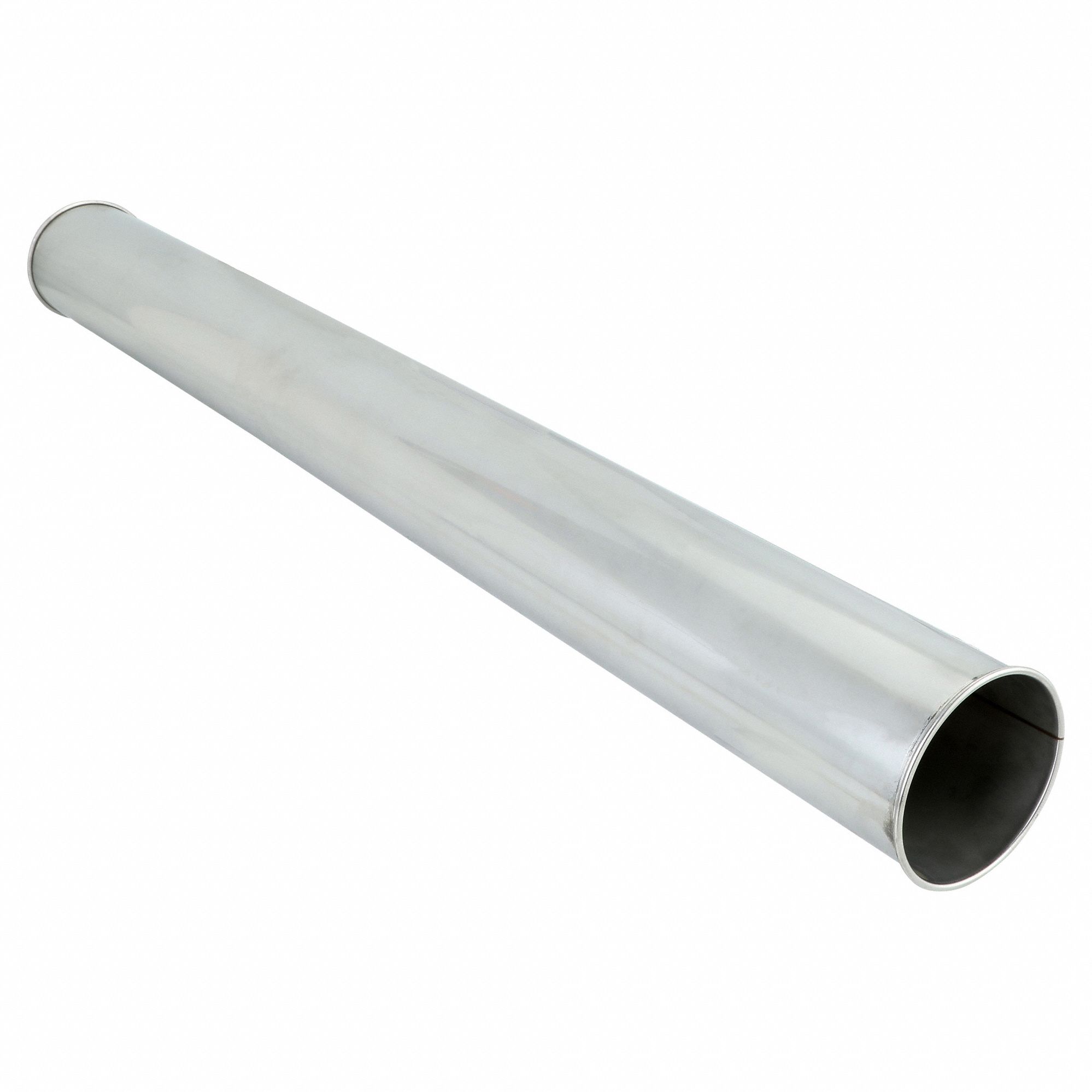Rigid Duct: Stainless Steel, For 6 in Duct Dia, 59 1/4 in Overall Lg, 22 ga Material Thick