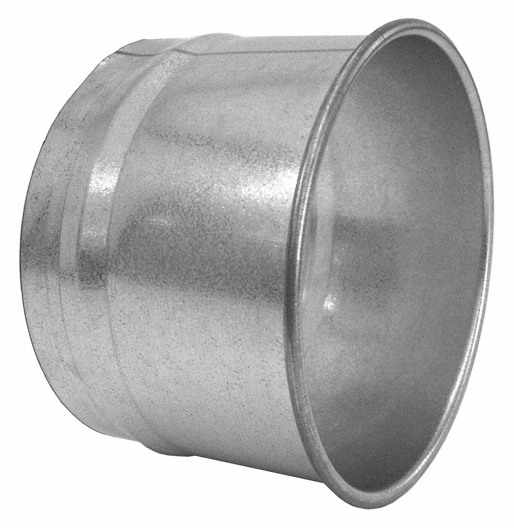 NORDFAB Stainless Steel Hose Adapter, 6 in Duct Fitting Diameter, 4 in