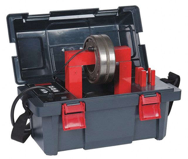 Induction Bearing Heater: Cross Bar, Portable, PV, 120V Volt, 15 A Current, 3/8 in, 11 in Overall Ht